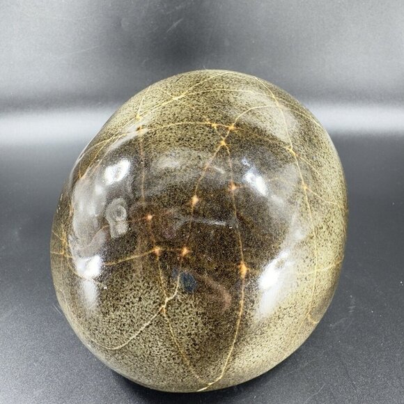 Vintage Hand Made Pottery Stoneware Paperweight Hollow Rock Shaped Figure Rock - Picture 9 of 13